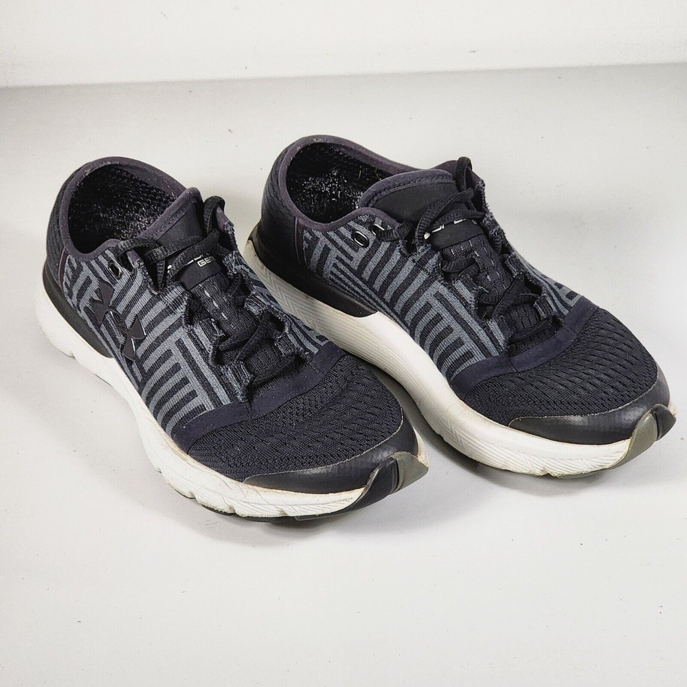 Under Armour Gemini 3 Women’s 1285481-005 Black Sneakers Shoes Size 7.5